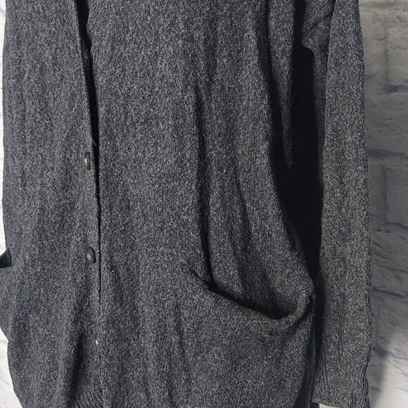 MADEWELL Women's Gray knit button front cardigan Sz S - Picture 2 of 6